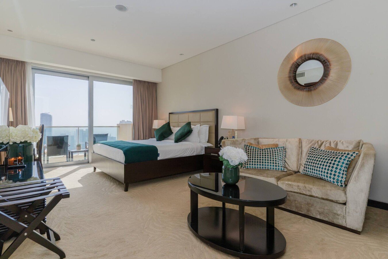 Studio design, 1 chambre, avec vue sur mer