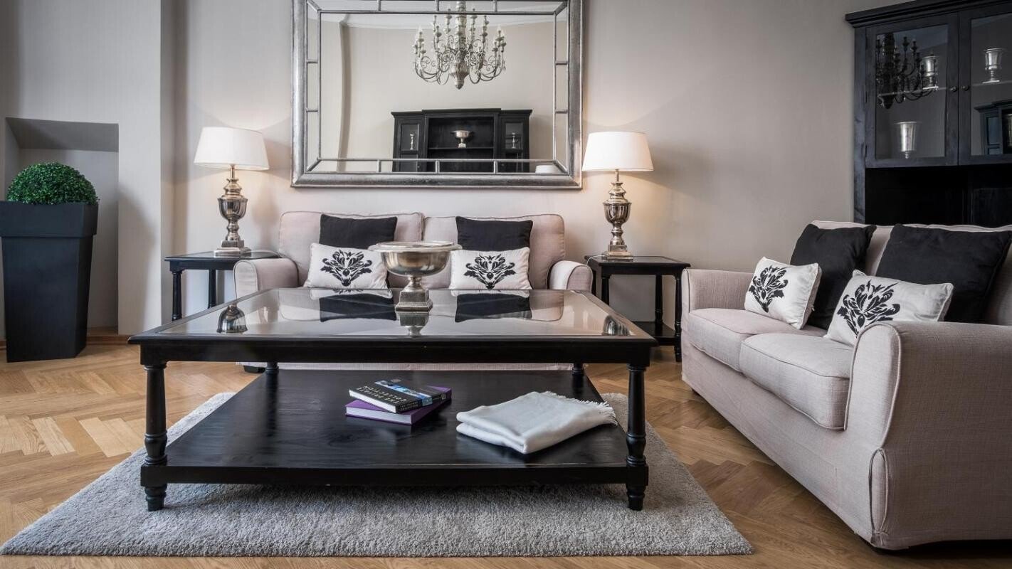 Appartement moderne, 3 chambres, avec jardin