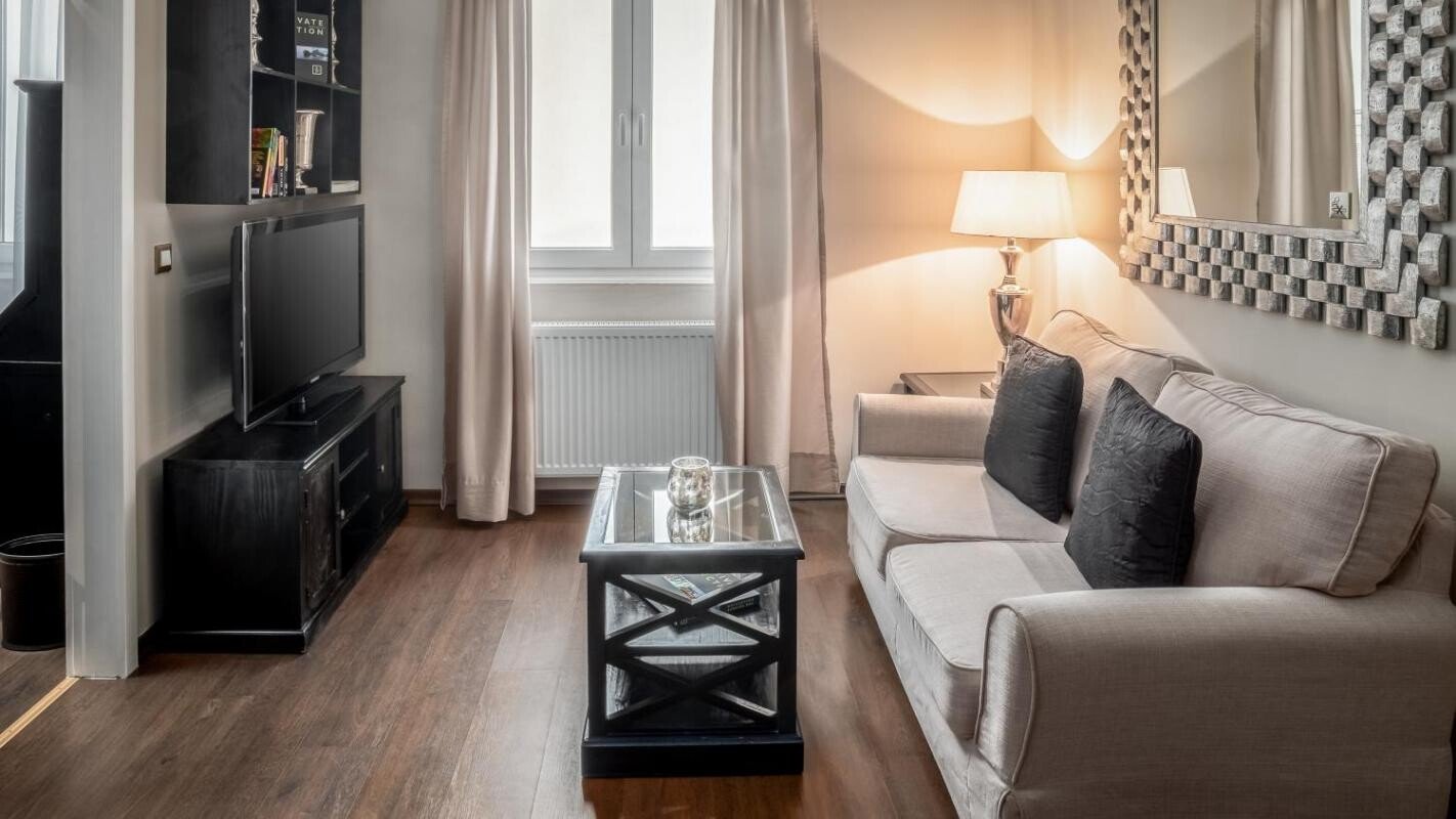 Appartement moderne, 1 chambre, avec jardin