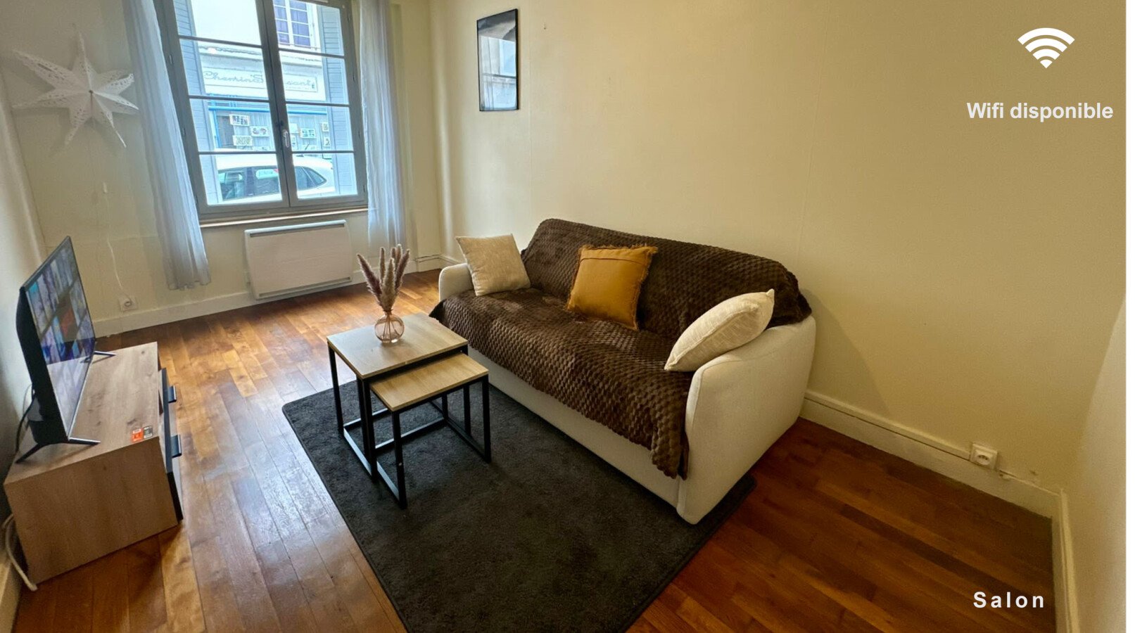 T2 confortable, 1 chambre, avec wifi