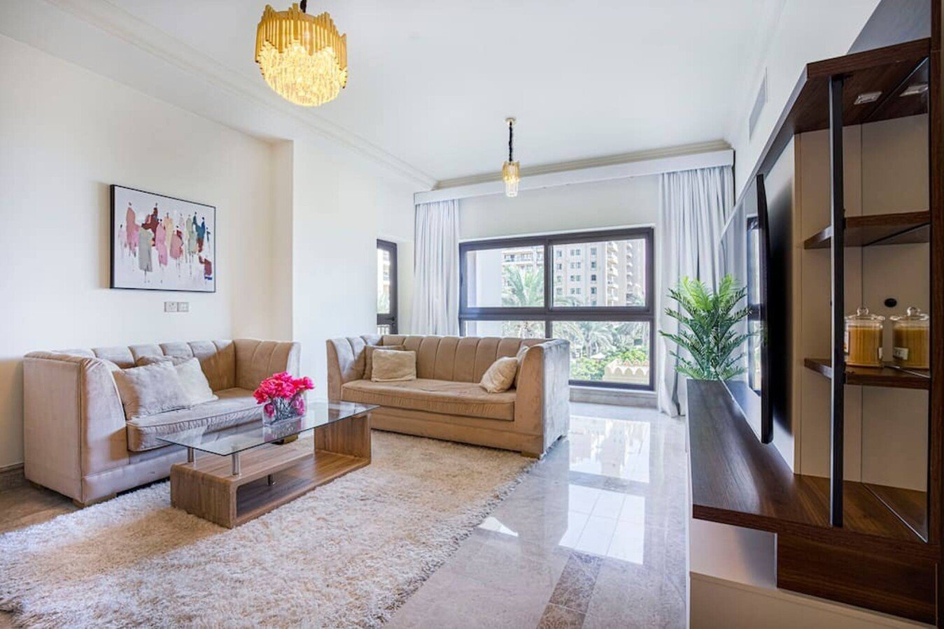 Studio design, 2 chambres, avec piscine