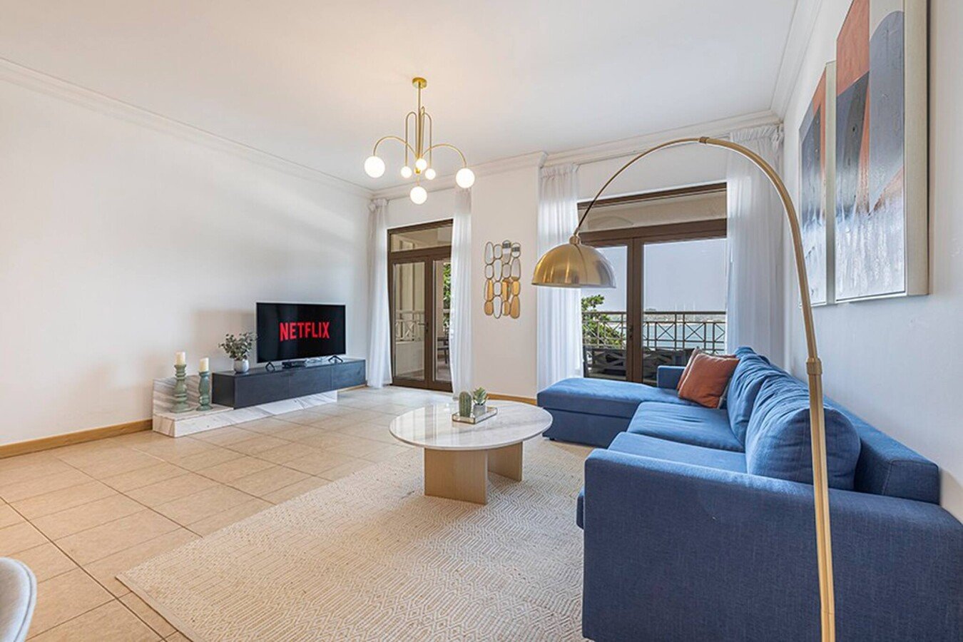 Apartment 2 bedrooms, with sea view