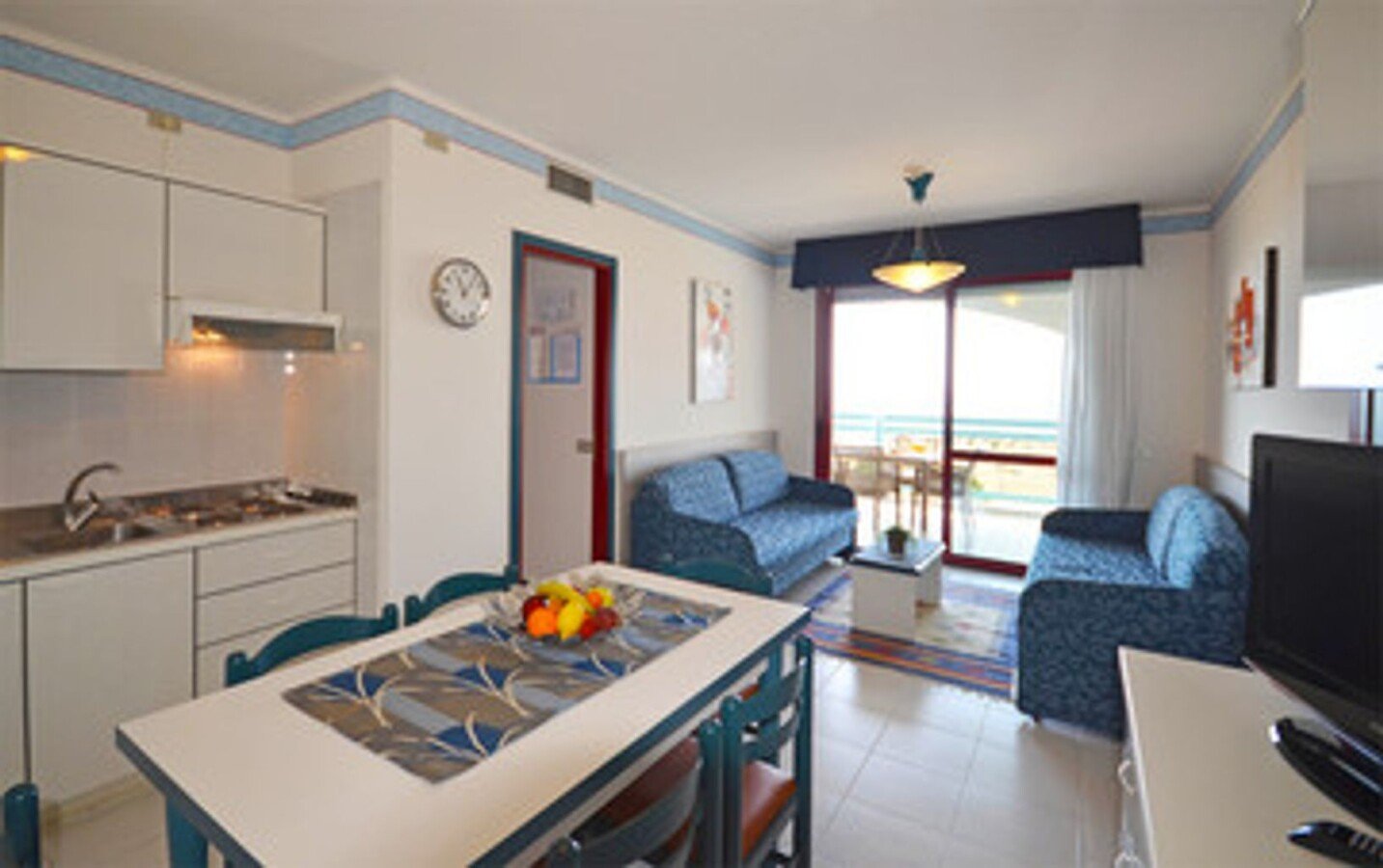 Appartamento 2 camere, con vista mare