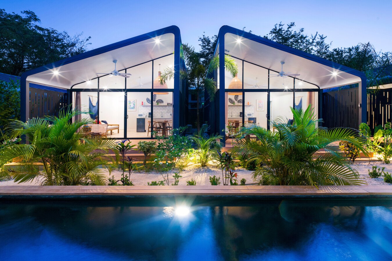 Bungalow chic, 1 chambre, avec piscine