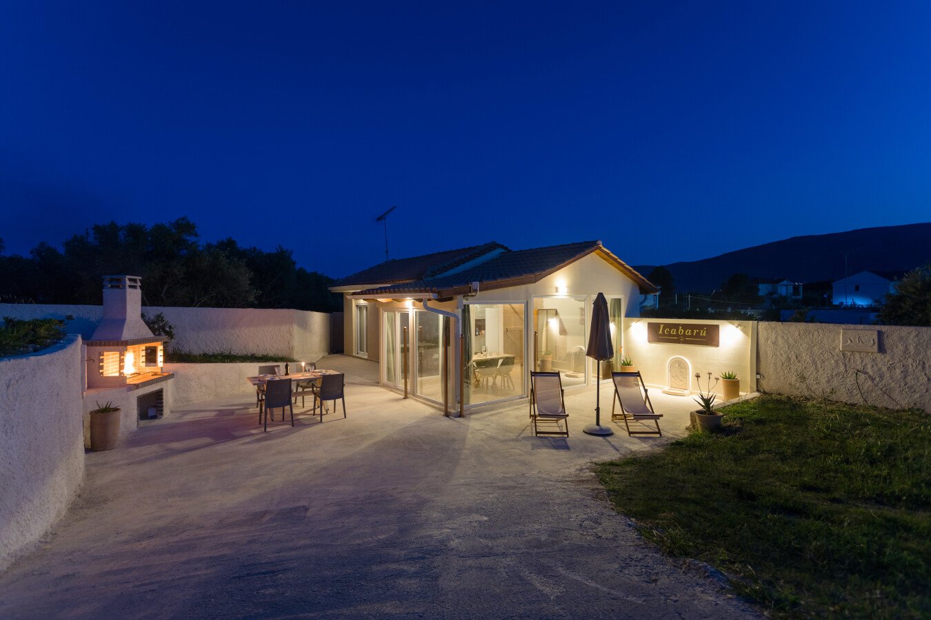 Ferienhaus 1 Schlafzimmer, mit Garten