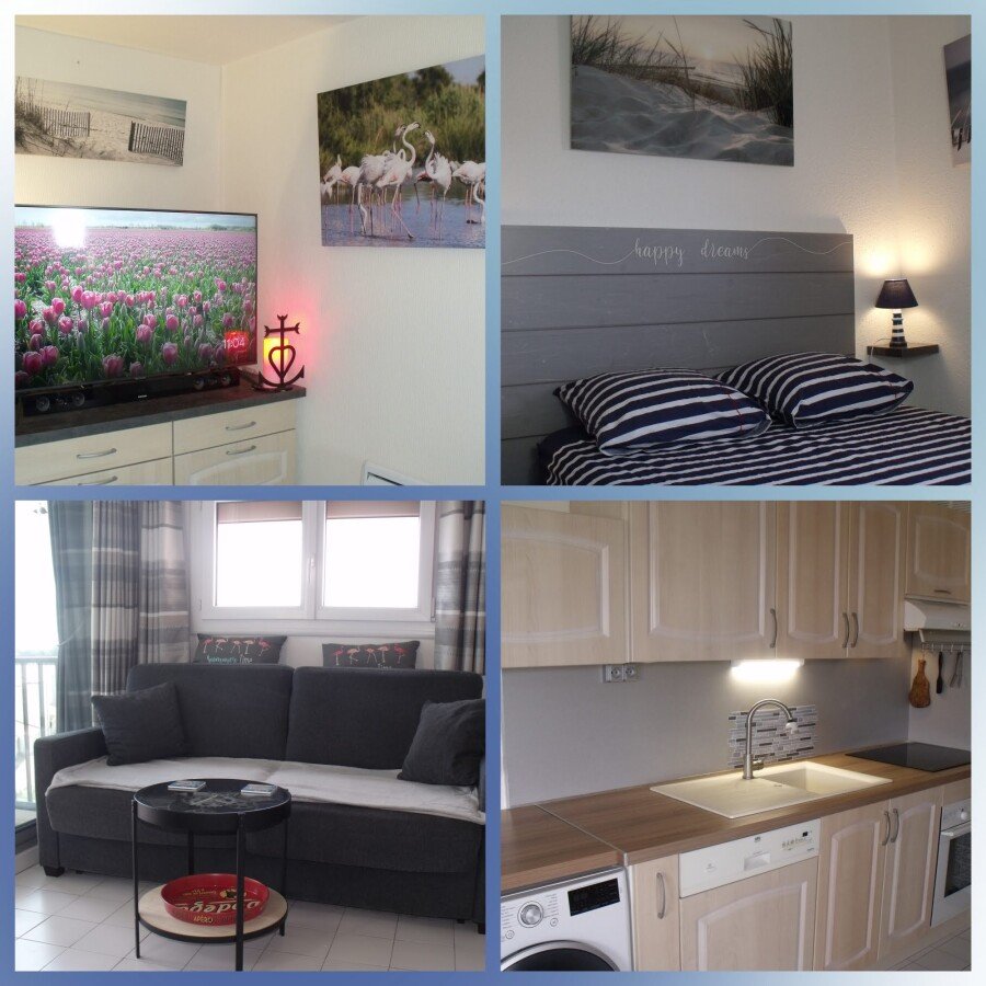 T2 confortable, 1 chambre, avec piscine