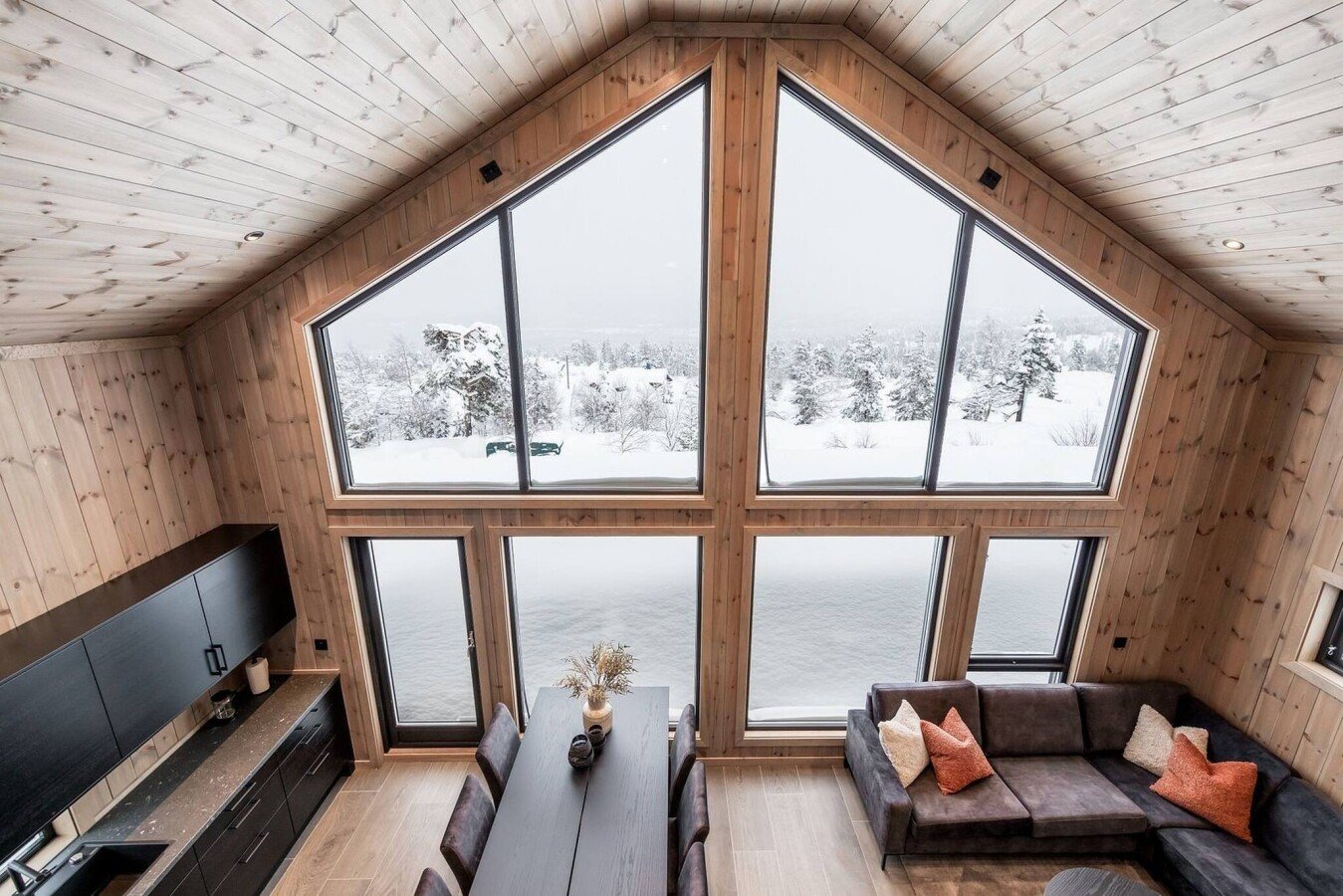 Chalet moderne moderne, 4 chambres, avec jardin