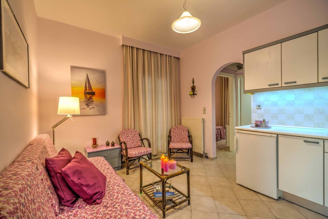 Appartement 1 chambre, avec jardin