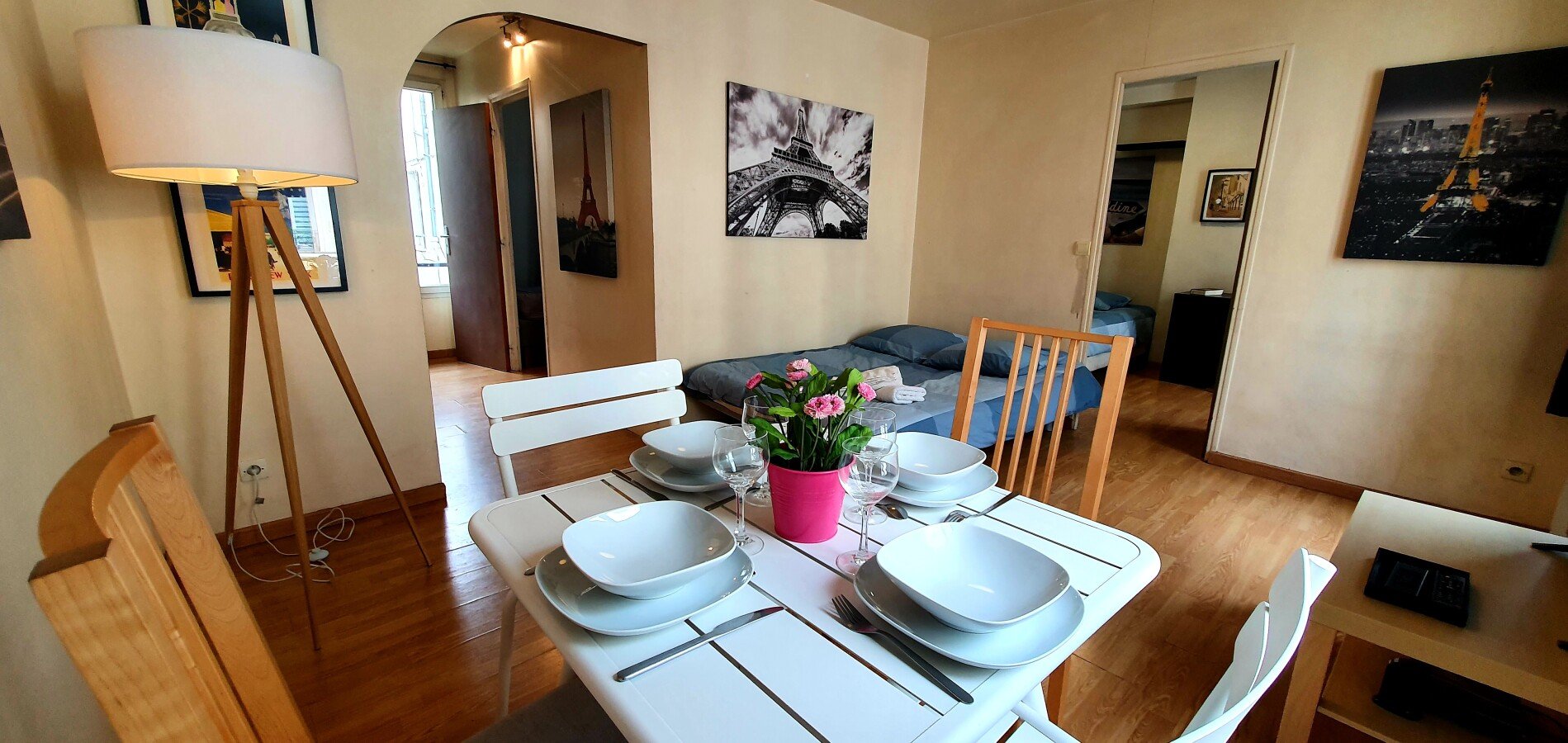 Appartement confortable, 3 chambres, avec wifi