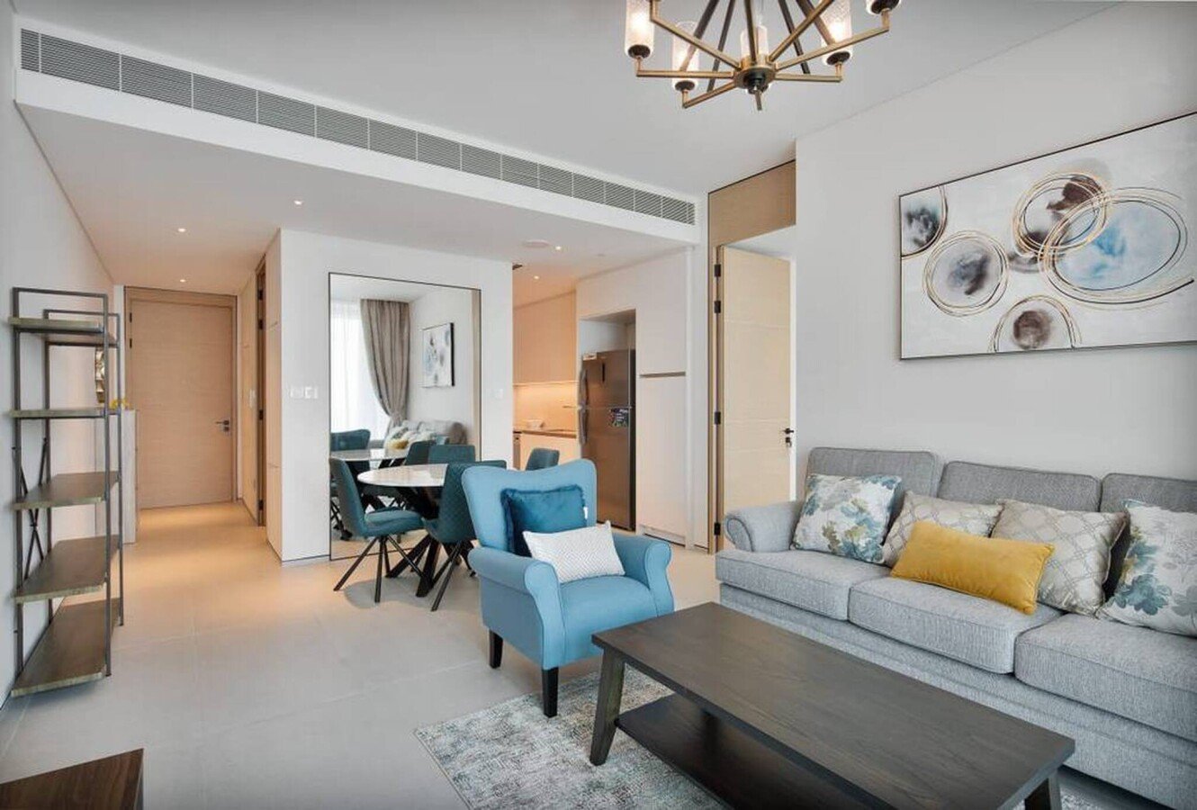 Studio design, 2 chambres, avec piscine