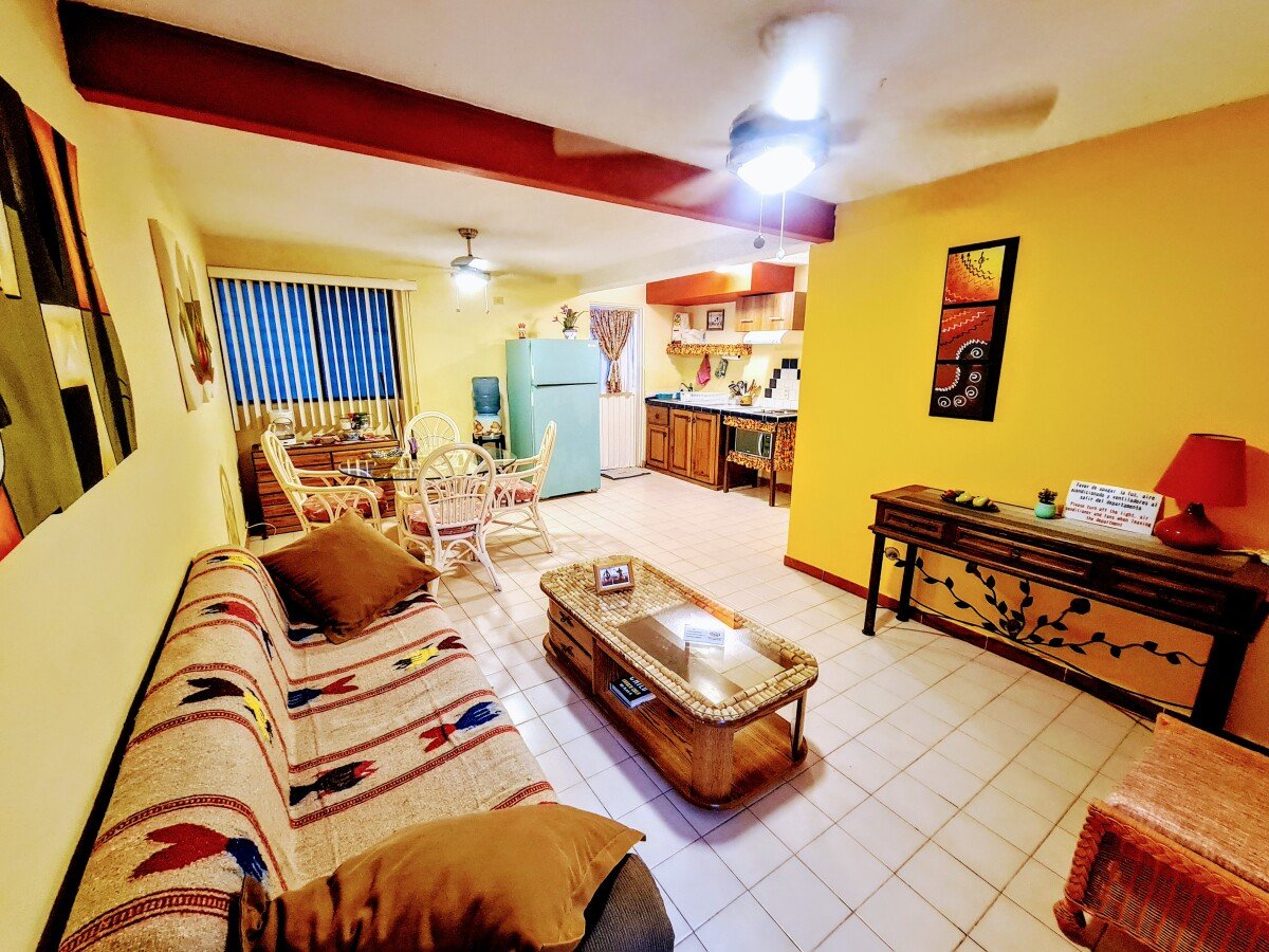 Appartement confortable, 1 chambre, avec jardin