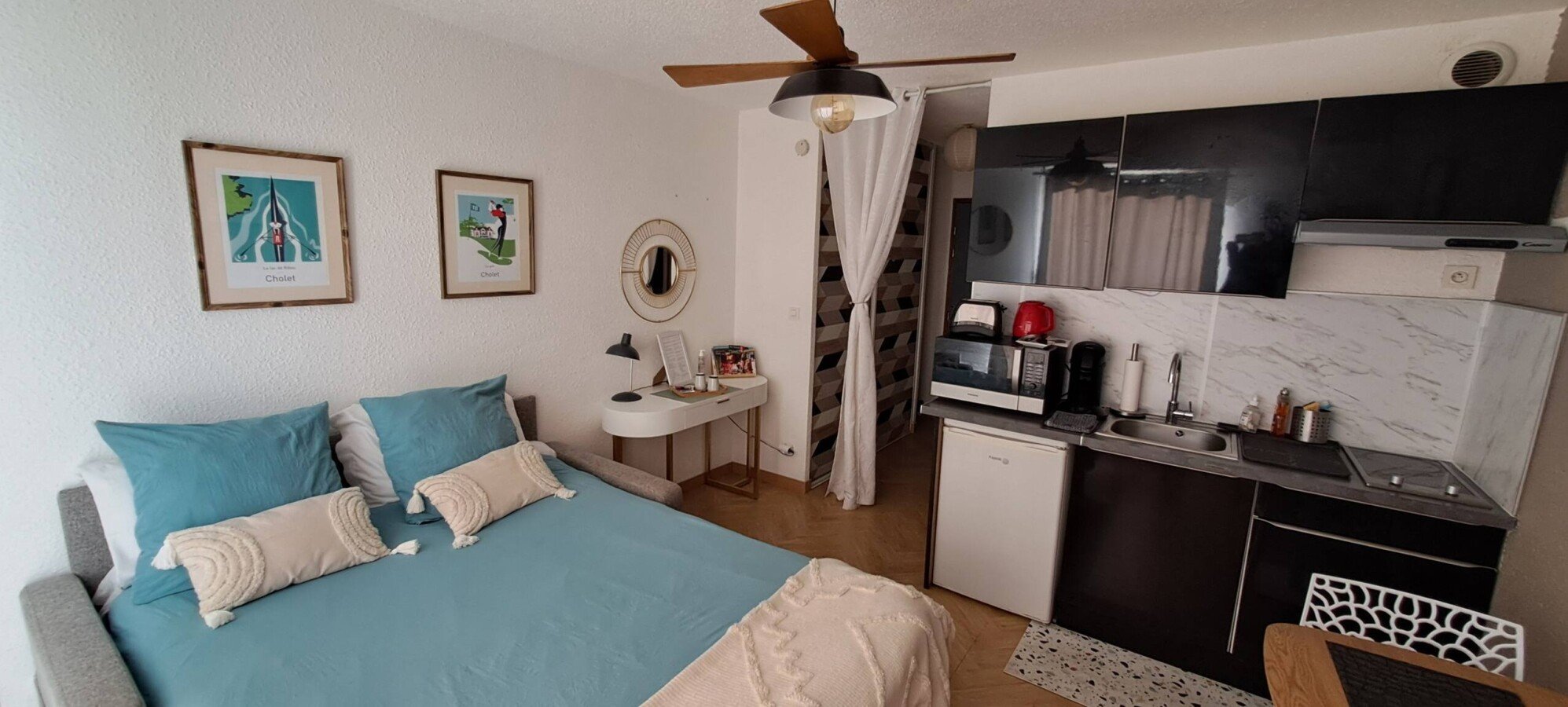 Studio moderne, 1 chambre, avec wifi