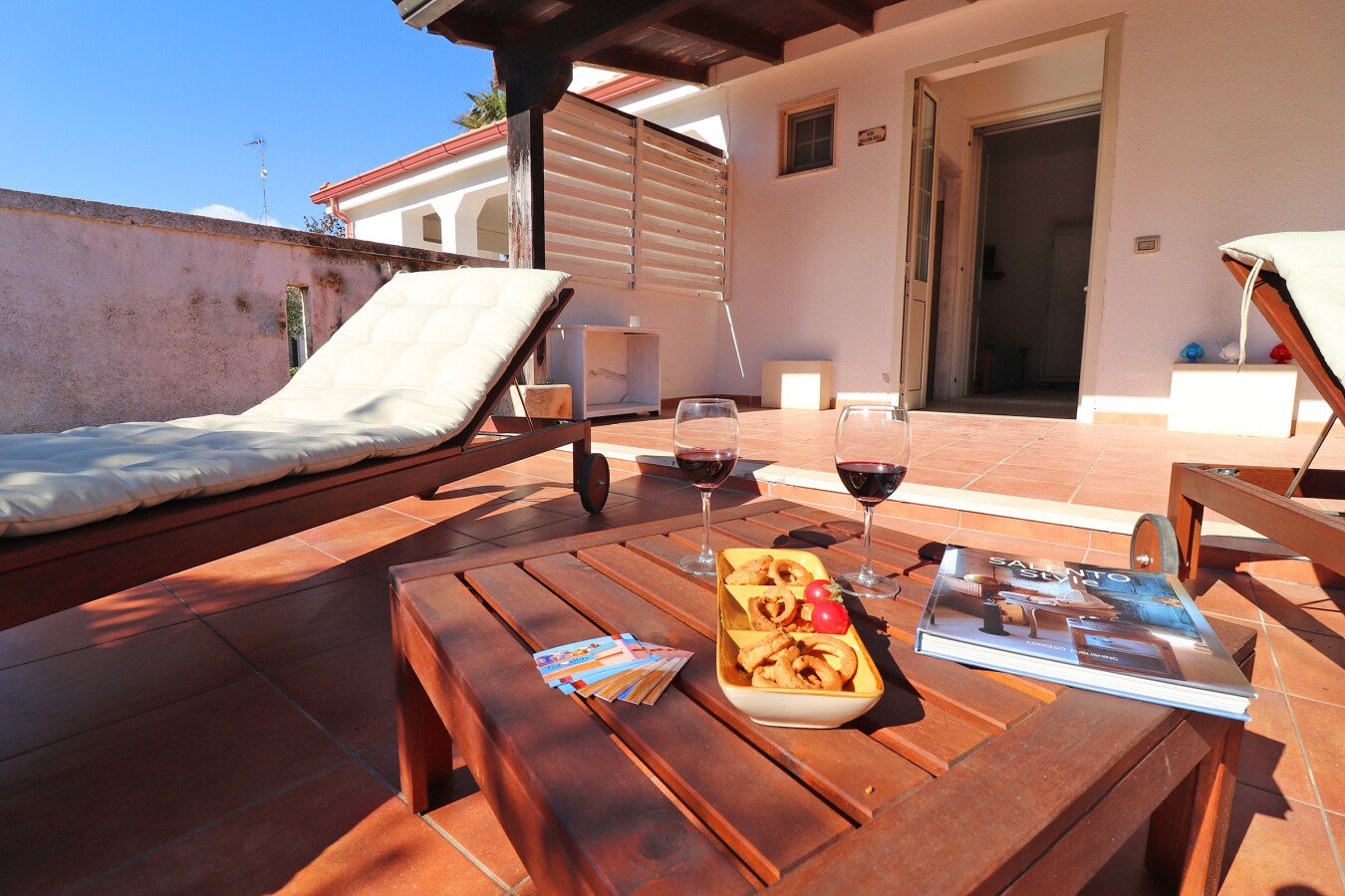 Ferienhaus 1 Schlafzimmer, mit Pool