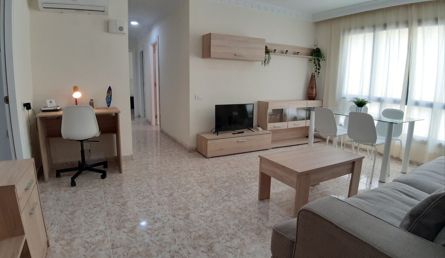 Appartement 3 slaapkamers, met air conditioning