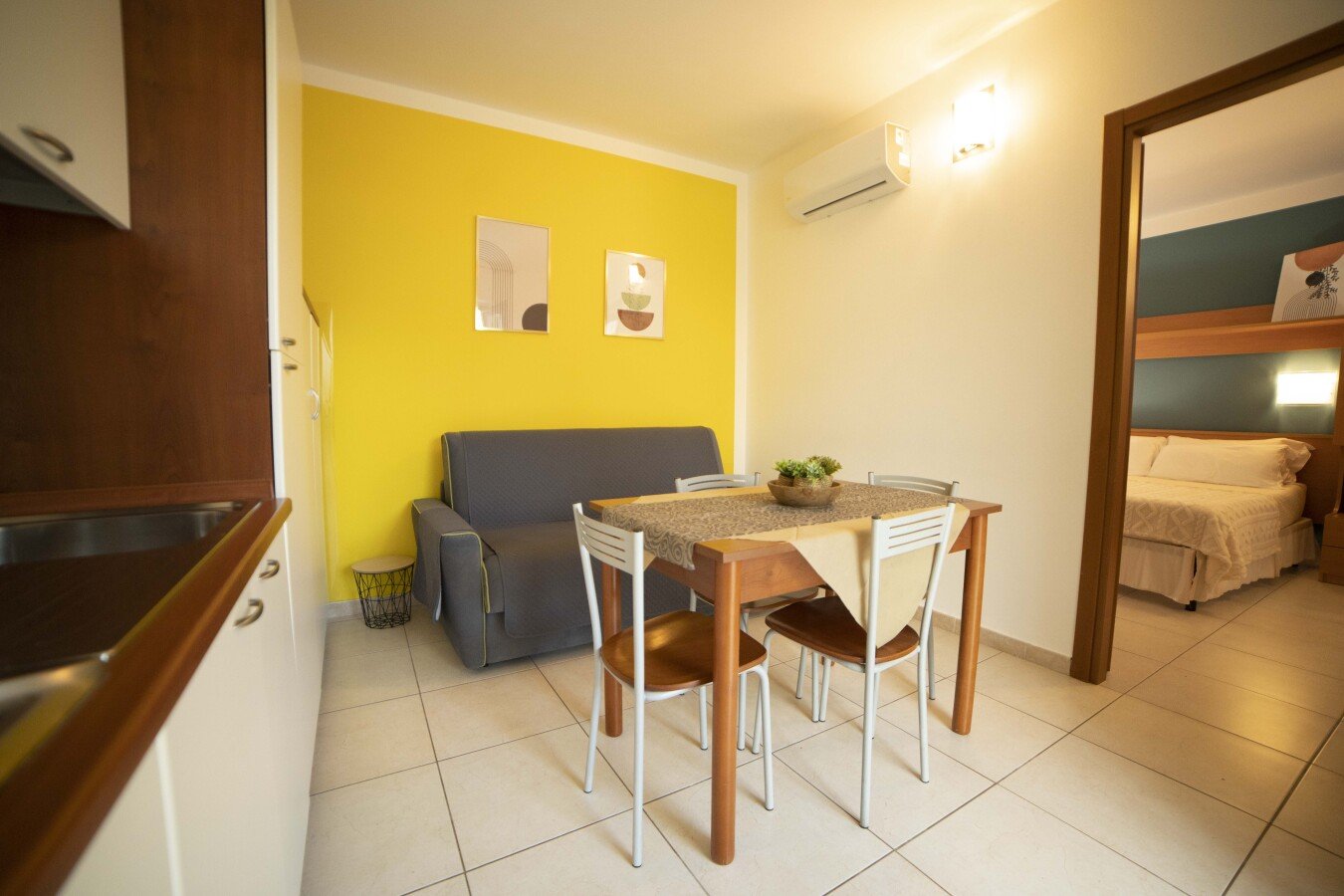 Casa 1 camera, con piscina