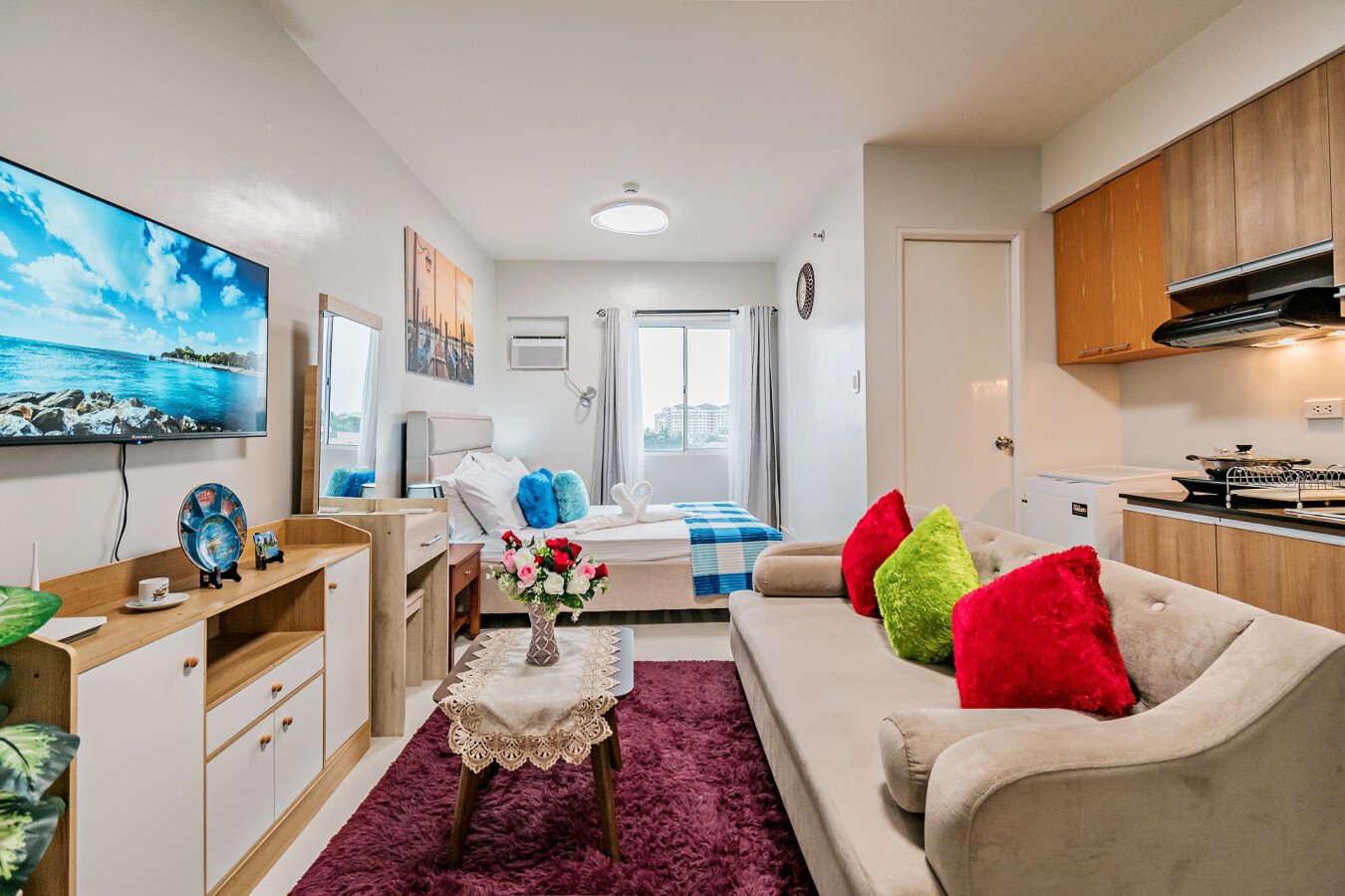 Apartment 1 bedroom, with pool