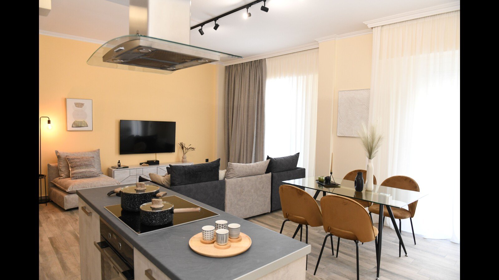 Wohnung 2 Schlafzimmer, mit Klimaanlage