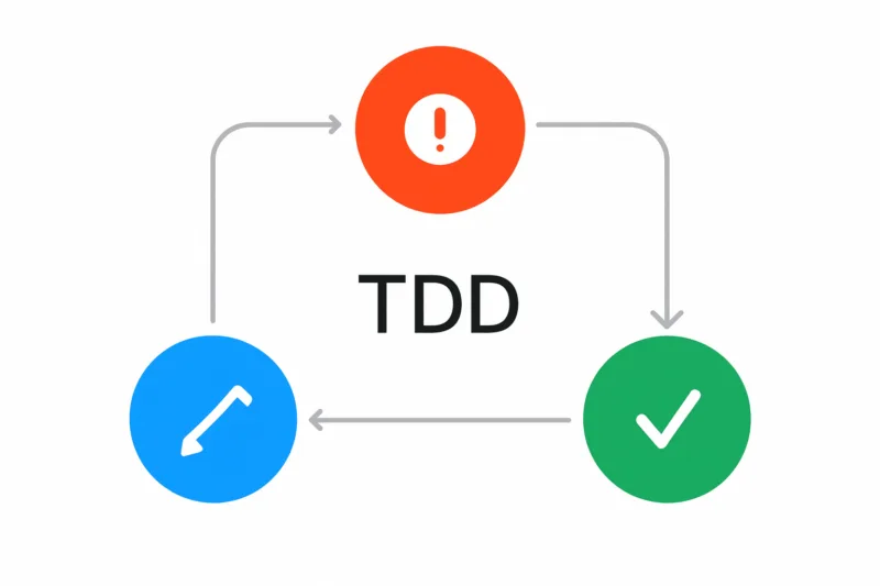 Diagrama flux Test-Driven Development TDD per aplicacions Laravel