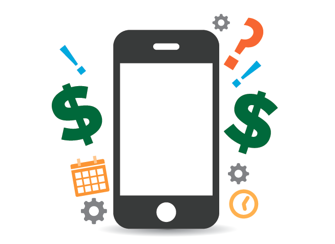Mobile app development cost breakdown pricing guide illustration