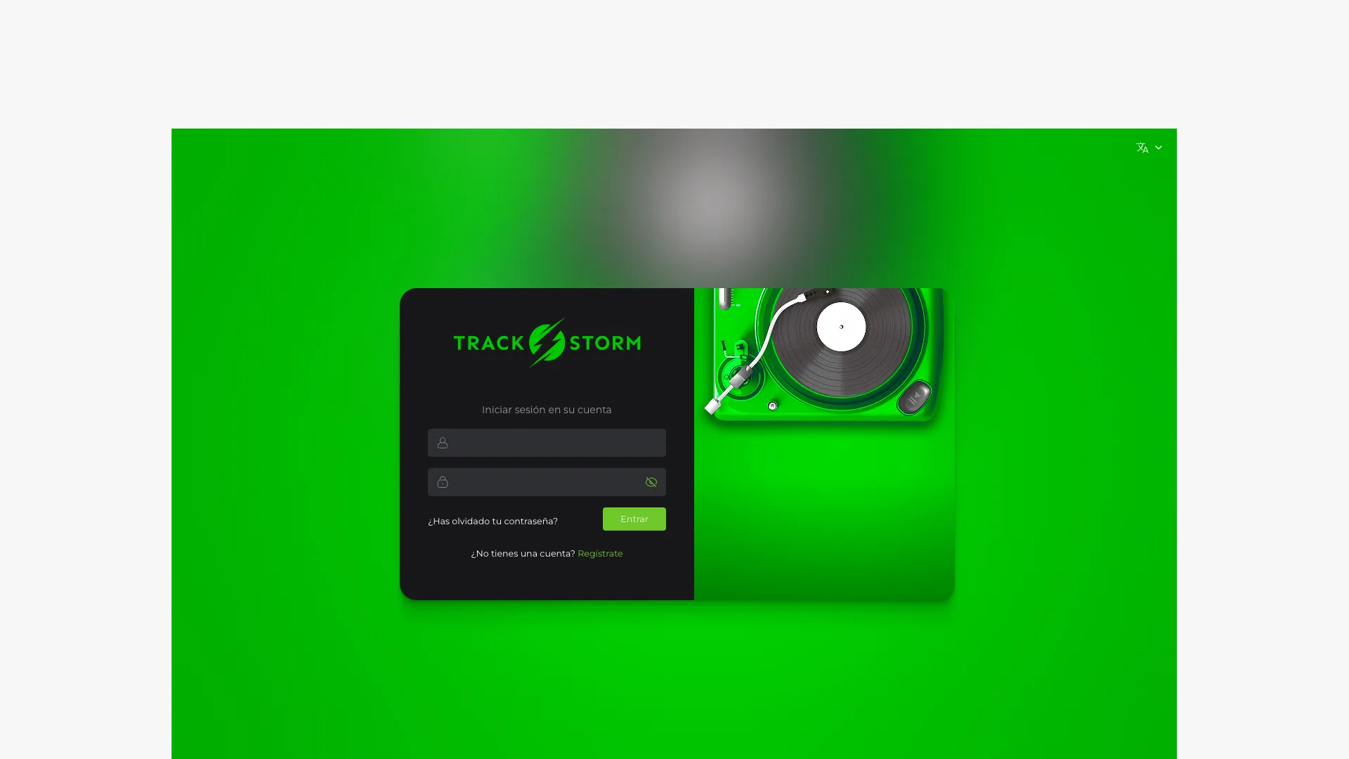 Web screen trackstorm