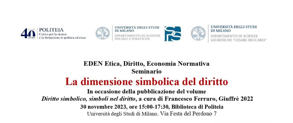 Seminario “La dimensione simbolica del diritto”