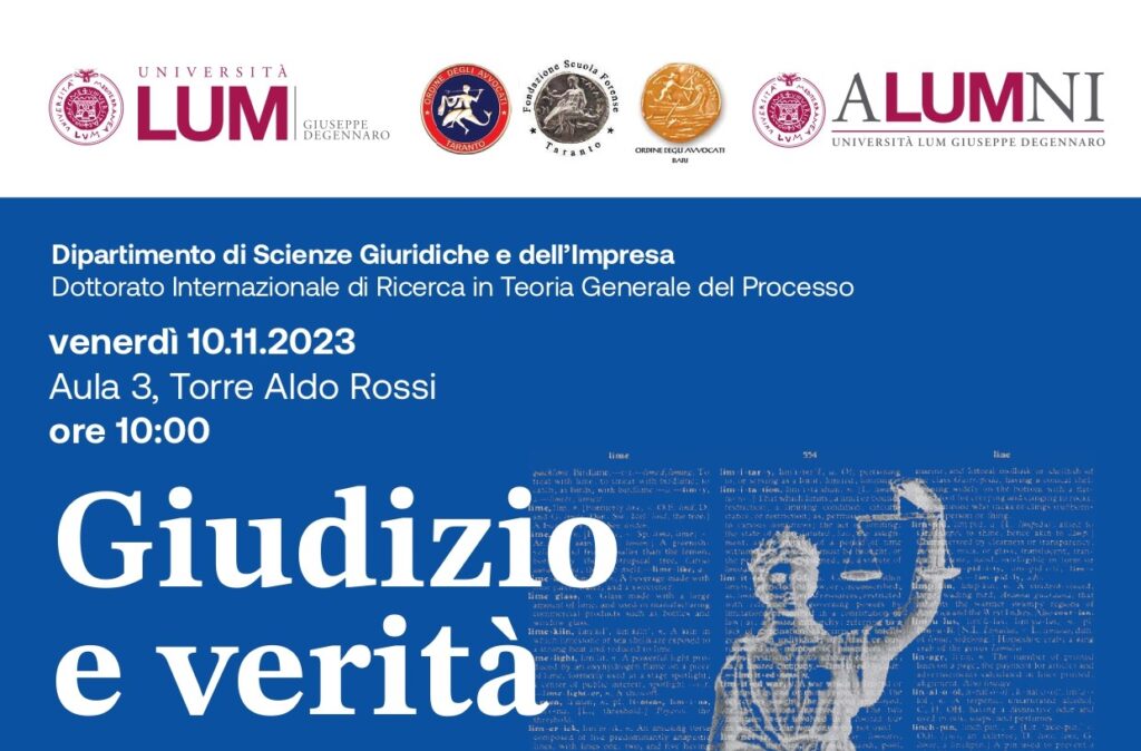 Lectio Magistralis “Giudizio e verità”
