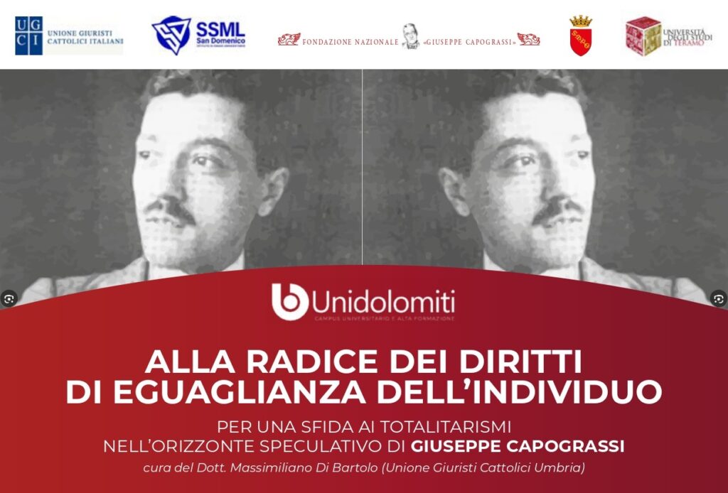 Seminario “Legge morale e diritto naturale vigente nel personalismo di Giuseppe Capograssi”