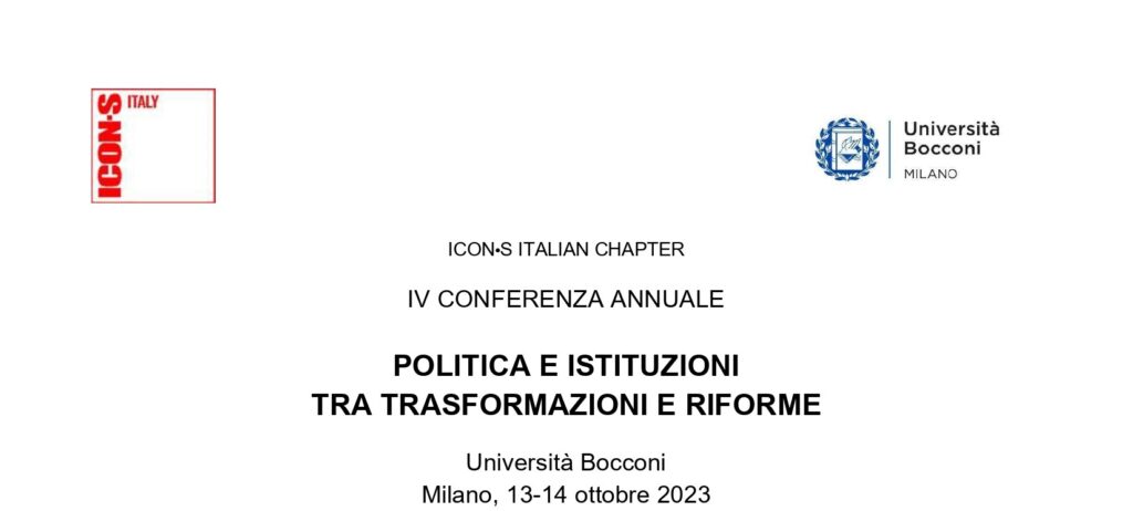 Panel “Cybersicurezza in ecosistemi cyber-fisici: sfide e prospettive della politica dell’Unione europea”, nell’ambito della IV Conferenza Annuale di ICON•S Italia “Politica e Istituzioni tra Trasformazioni e Riforme”