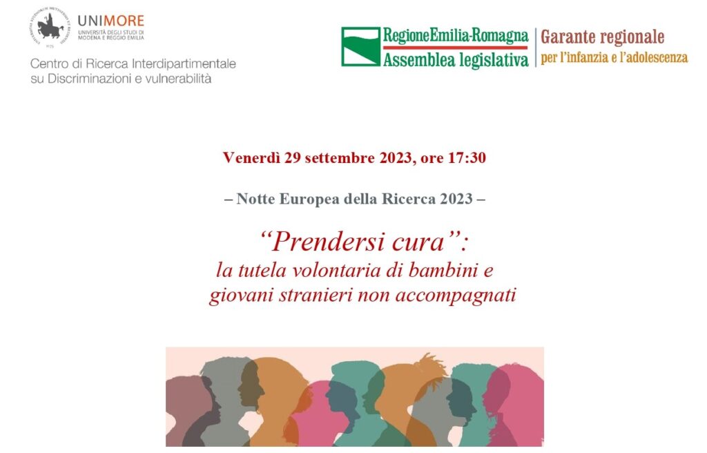Tavola rotonda “‘Prendersi cura’: la tutela volontaria di bambini e giovani stranieri non accompagnati”