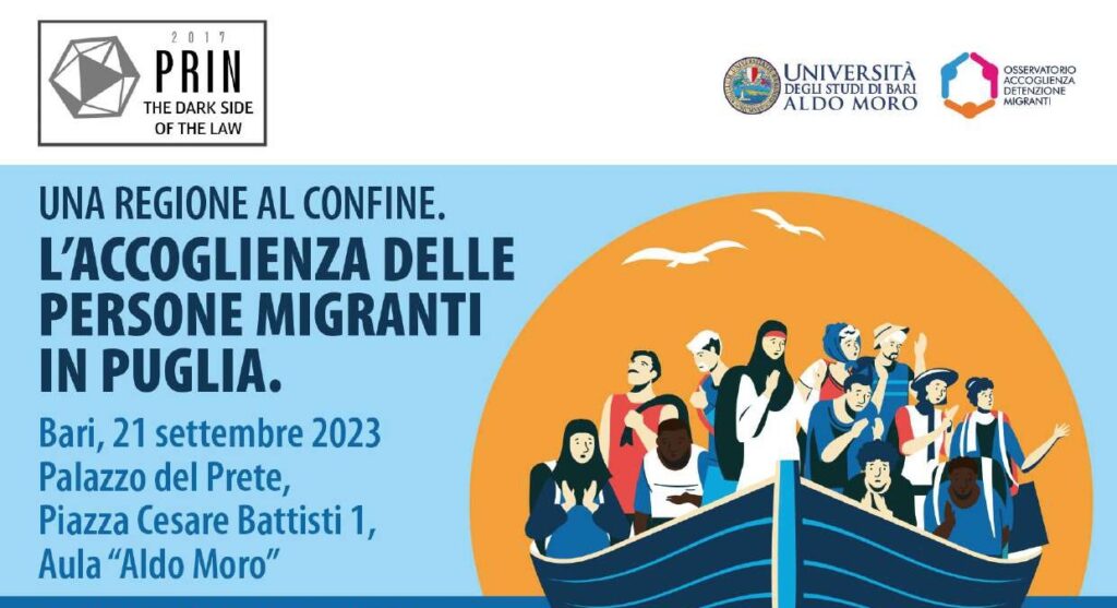 Convegno “Una regione al confine. L’accoglienza delle persone migranti in Puglia”