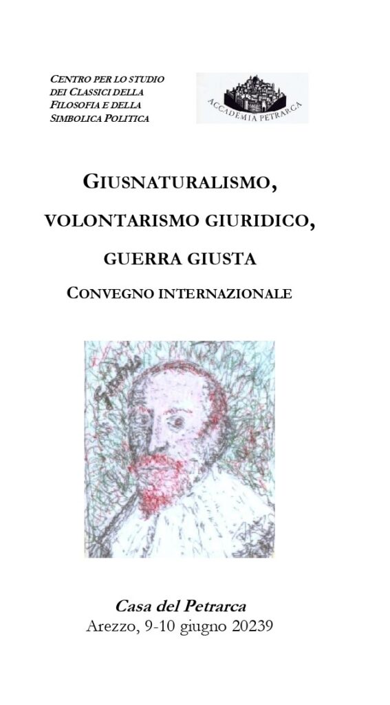Convegno internazionale “Giusnaturalismo, volontarismo giuridico, guerra giusta”
