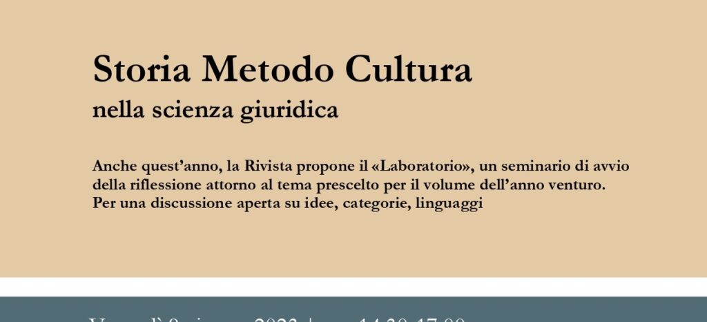 Le soggettività giuridiche. Storia, teoria e prassi