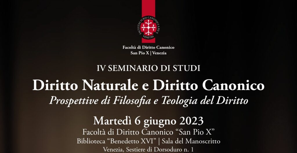Diritto Naturale e Diritto Canonico. Prospettive di Filosofia e Teologia del Diritto