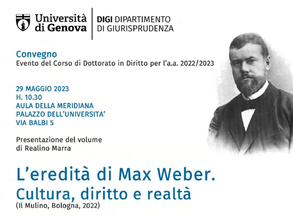 L’eredità di Max Weber. Cultura, diritto e realtà