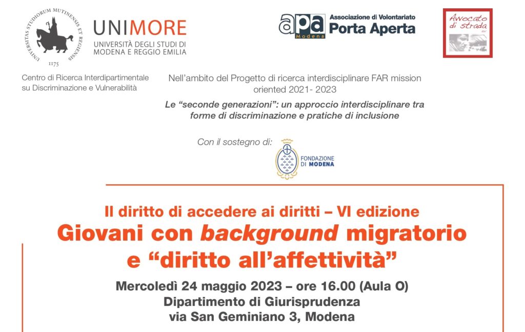 Giovani con background migratorio e ‘diritto all’affettività’