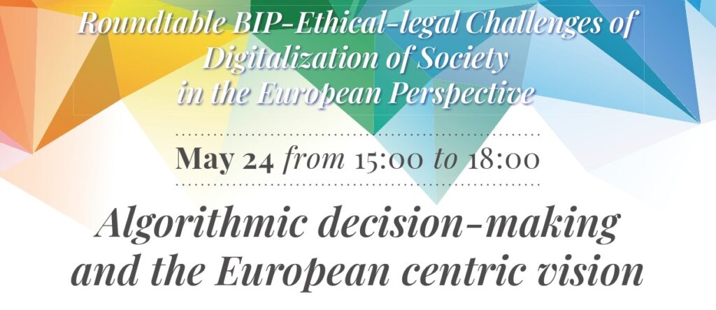 Algorithmic decision making and the European centric vision