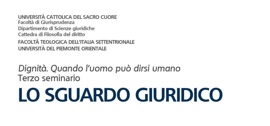 Lo sguardo giuridico