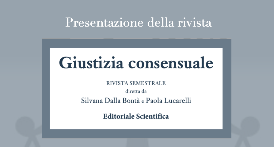Rivista “Giustizia consensuale”