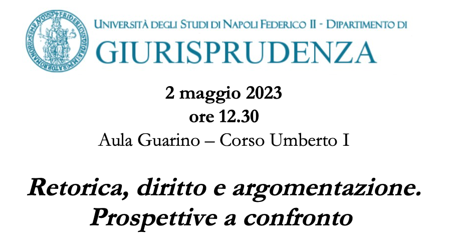 Retorica, diritto e argomentazione. Prospettive a confronto