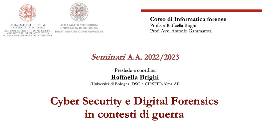 Cyber Security e Digital Forensics in contesti di guerra