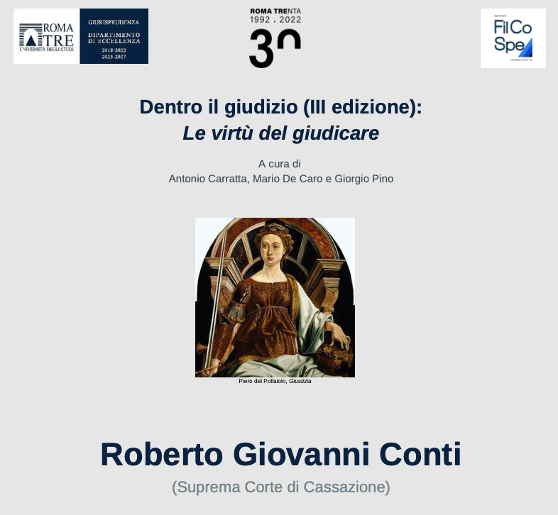 Il giudice e l’esperienza del giudizio