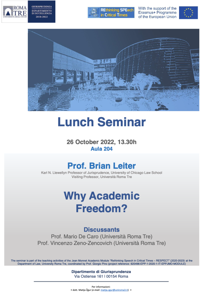 Why Academic Freedom?