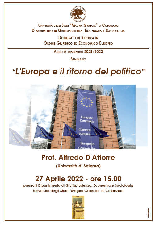 L’Europa e il ritorno del politico