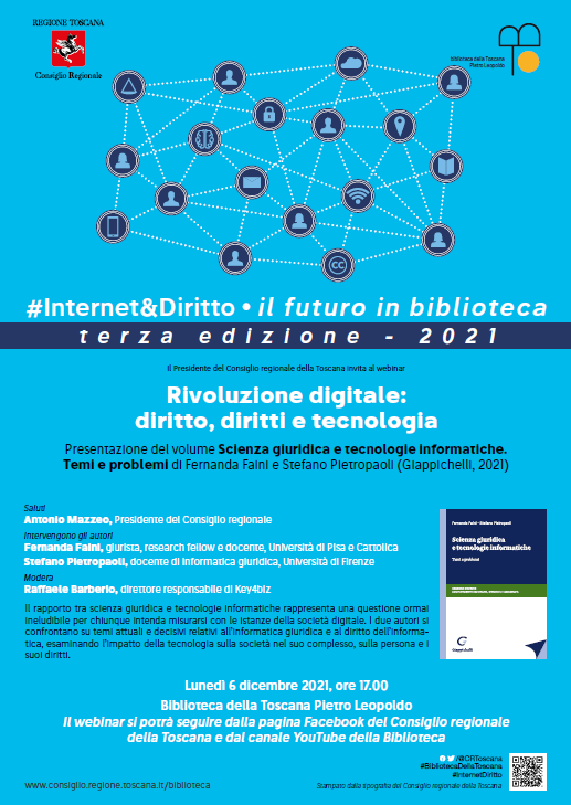 “Rivoluzione digitale: diritto, diritti e tecnologia”