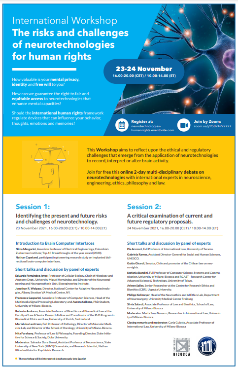 The risks and challenges of neurotechnologies for human rights