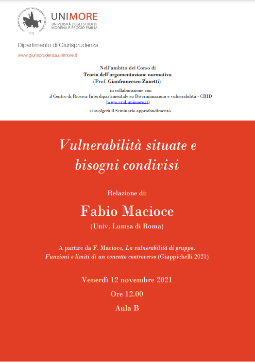 Vulnerabilità situate e bisogni condivisi