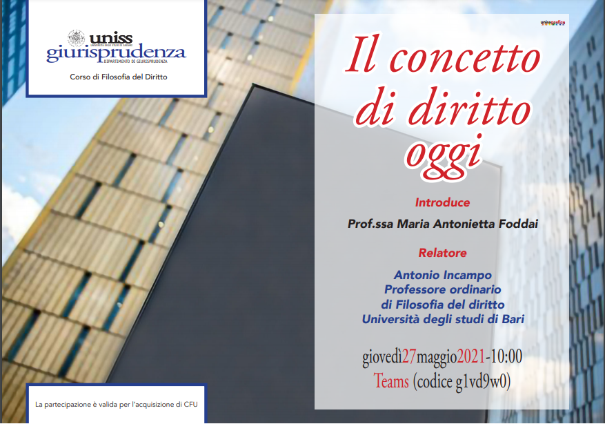 Il concetto di diritto oggi