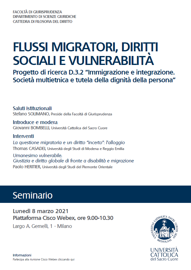 Flussi migratori, diritti sociali e vulnerabilità