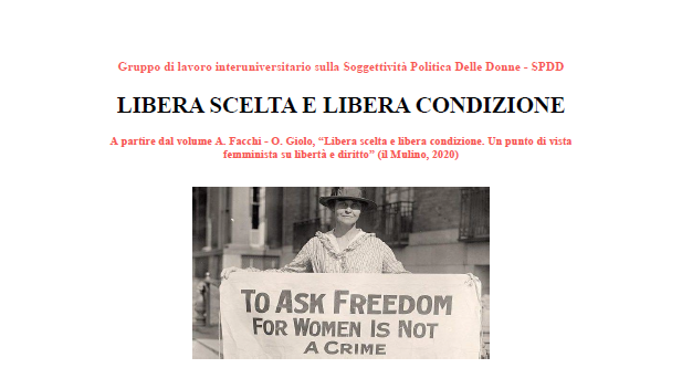 Libera scelta e libera condizione