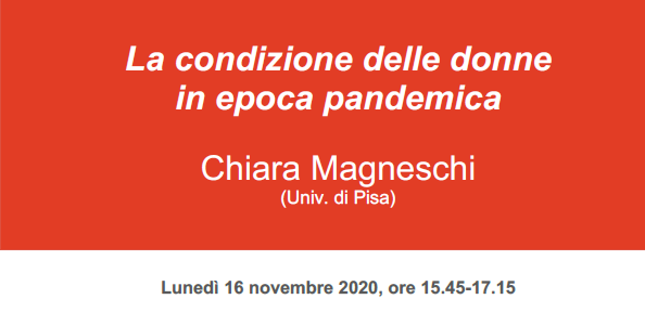 La condizione delle donne in epoca pandemica